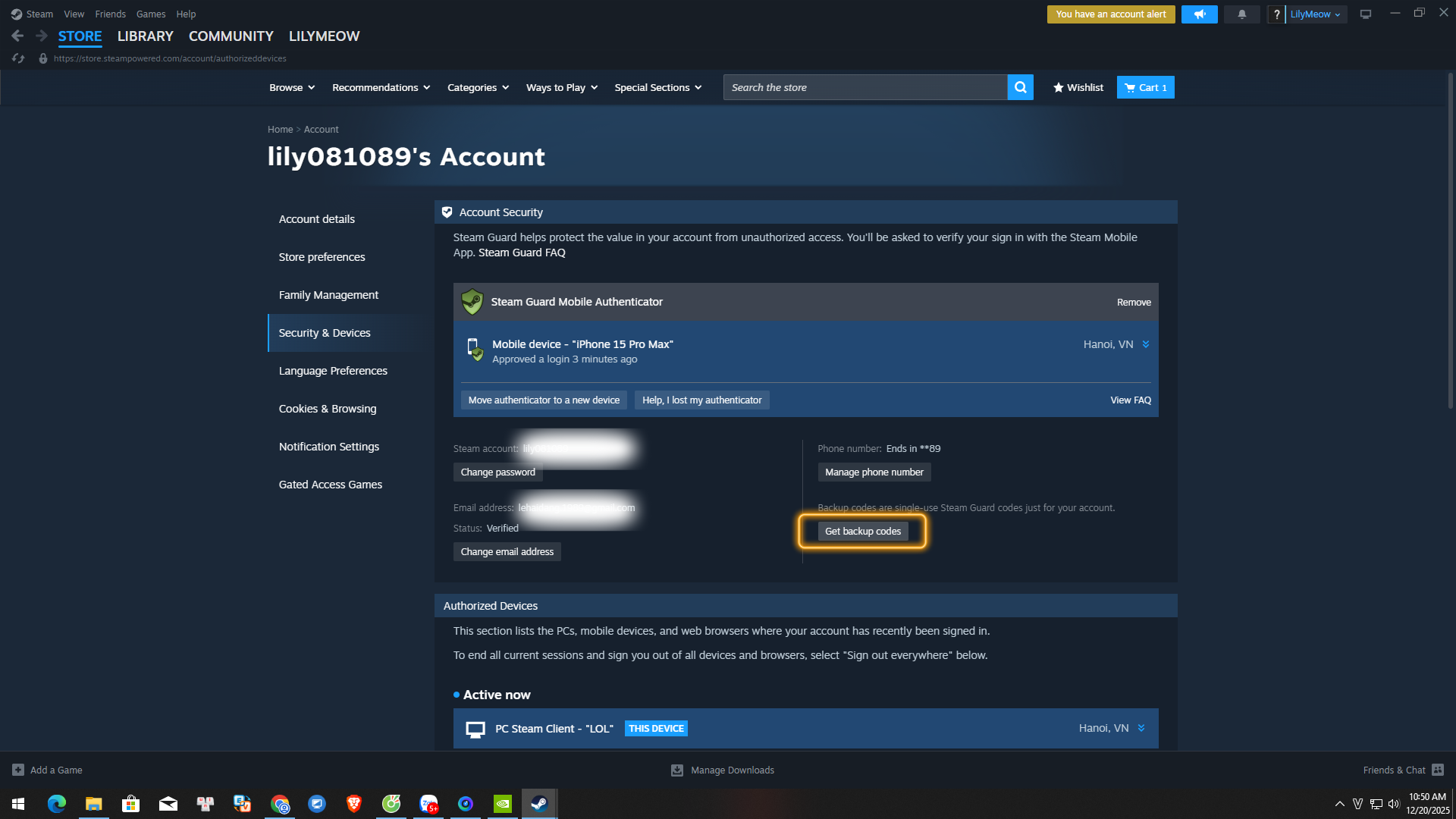 HƯỚNG DẪN LẤY BACKUP CODE STEAM (2025) - SuperPC